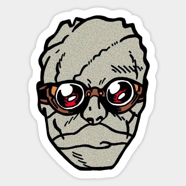 THE INIVISIBLE MAN Sticker by Defsnotadumb